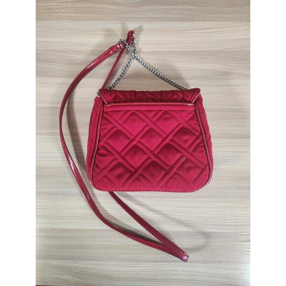 VERA BRADLEY CHAIN STRAP CROSSBODY Red‎  SMALL Bag Handbag - Picture 3 of 7